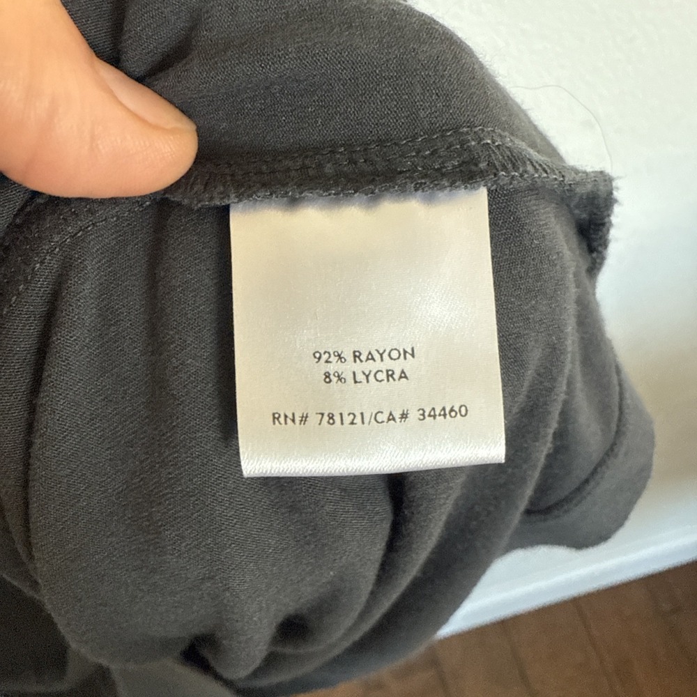 Eileen Fisher Dress Womens Medium Gray Tank Midi Minimalist Casual Luxury - Picture 4 of 5